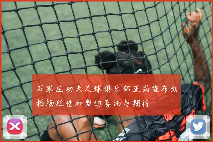 石家庄功夫足球俱乐部正式宣布刘柏杨租借加盟的喜讯与期待
