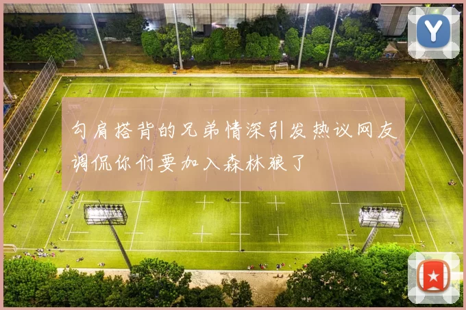 勾肩搭背的兄弟情深引发热议网友调侃你们要加入森林狼了